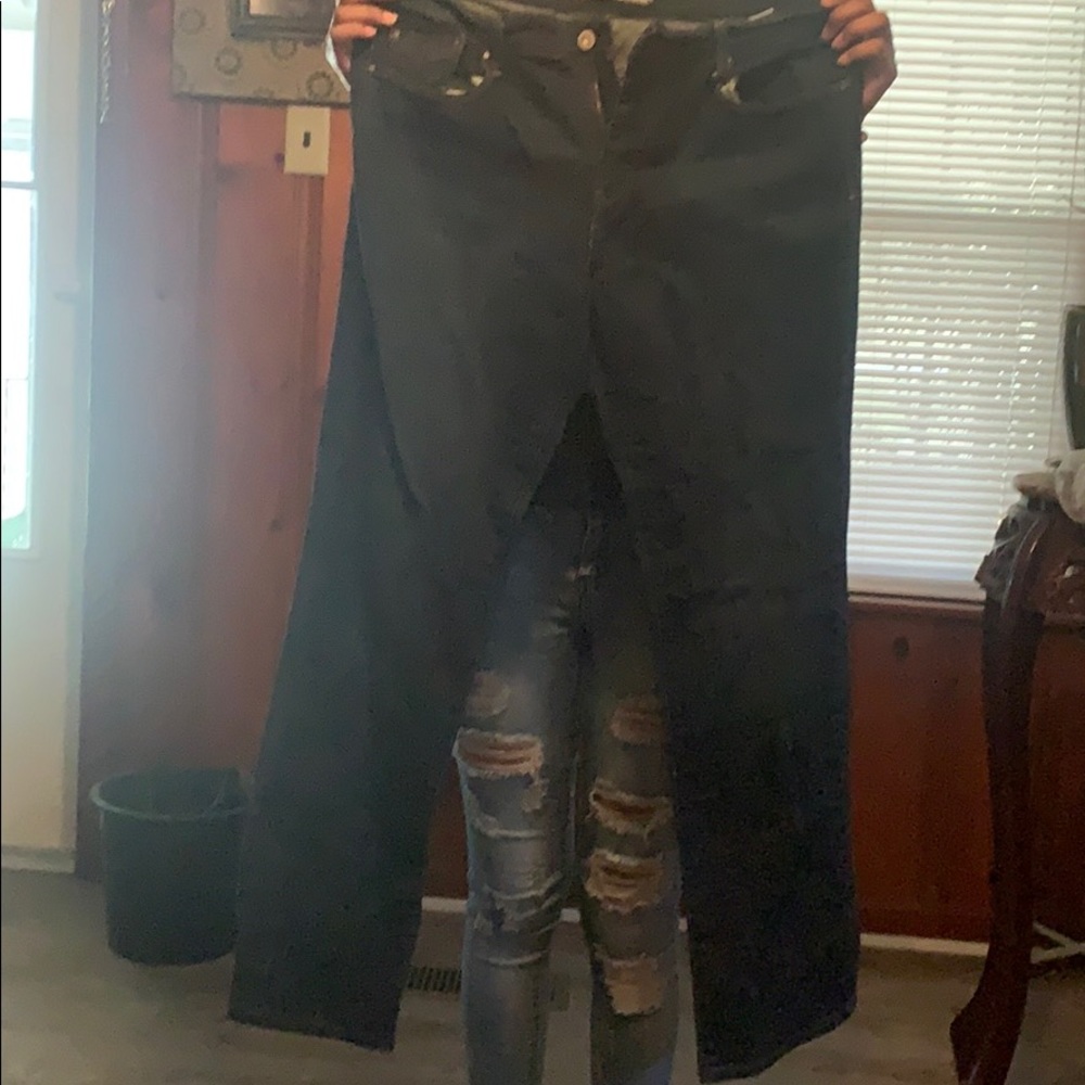 A pair of Levi’s 505 straight
